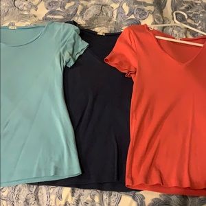 3 J Crew Short sleeve shirt